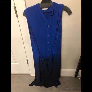 Foundrae ombré blue dress